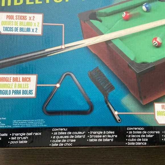 Mini Tabletop Pool Game Set - Picture 5 of 7
